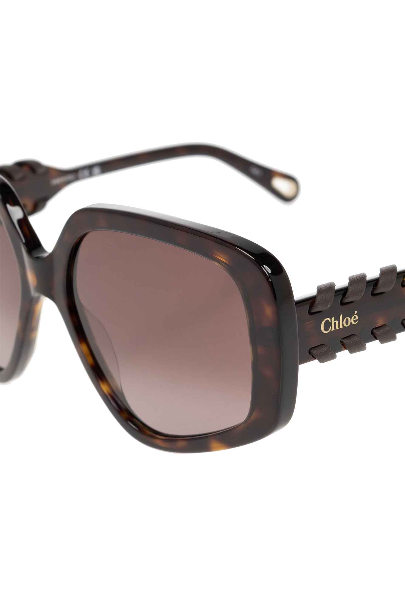【送料&関税込】ChloAC Logo Tortoiseshell Sunglasses Women's Accessories | Chloé Sunglasses with logo | Black